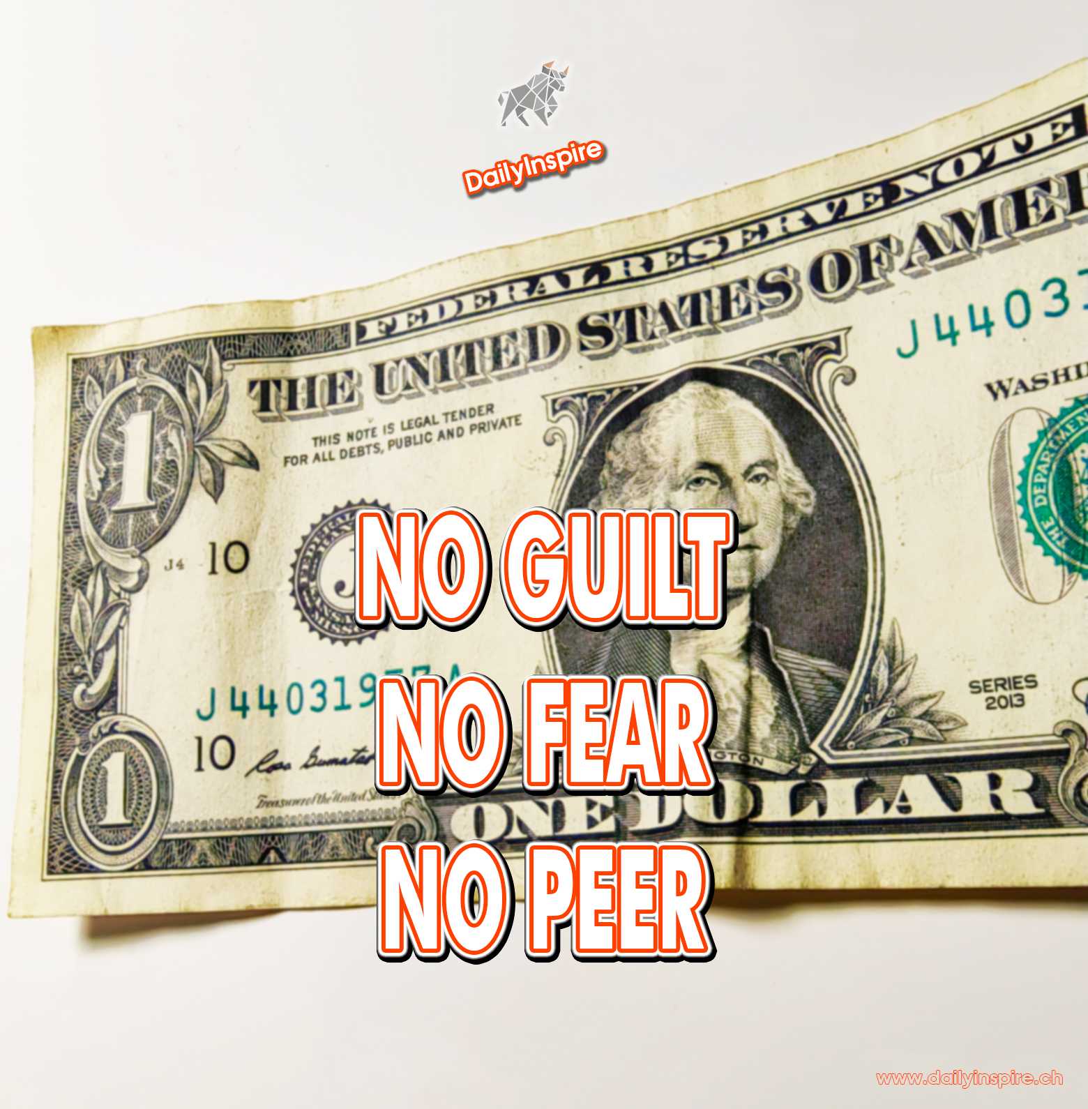 DailyInspire.ch DailyInspire.de Pena KEINE SCHULD. KEINE ANGST. KEINESGLEICHEN.